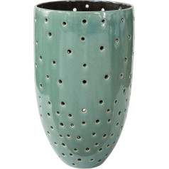 Fink Tabita Ceramic Lantern, Green, 13 cm