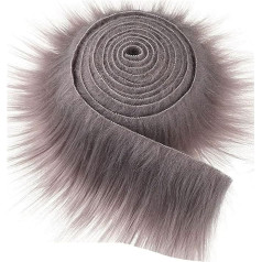 Künstlicher Pelzstoff für Weihnachtsdekorationen, weicher Kunstpelzbesatz