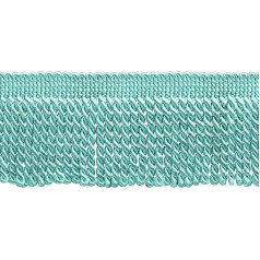 Bullion Fringe Trim (Style#EF25) Aquatic Blue #M17 (Light Teal) - 10 Yards Value Pack