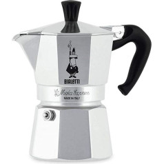 Moka express kafijas automāts (sudraba krāsā)