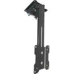 Drall TV Ceiling Mount Black for LCD LED 11-27 Inch PC TV Sloping Roof Camping Truck Folding VESA 75 100 Model: L87B