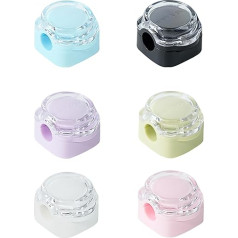 Kabel-Organizer-Halter, 6 Stück, magnetische Schreibtisch-Kabel-Clips, verstecken Sie Handy-Ladekabelhalter, stark haftender Draht-Ladekabelhalter für Nachttisch, Bürobedarf (Polychrom)