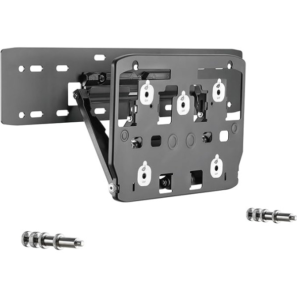RICOO No Gap TV Wall Mount SQ75 for Samsung Q7/Q8/Q9 QLED 75 Inch, Flat & Ultra Slim TV Mount Wall Tilt Swivel TV Mount for Wall Mounting, Black