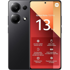 Xiaomi Redmi Note 13 Pro Smartphone, 12 GB + 512 GB, without Contract, Black