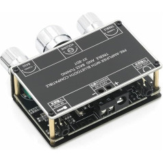 DollaTek Bluetooth 5.1 Audio Receiver Decoder Dual Channel Stereo Tone Board Volume Control Treble Bass Tonal Preamp Amp for Amplifier