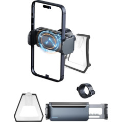 YEE PIN Mobile Phone Holder Compatible with BMW 5 Series 2018-2023 (Not for 2024) | 360° Rotation | Automatic Locking | Compatible with 4-7 Inch Smartphones, BMW Car Accessories