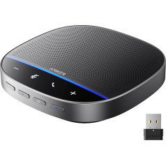 Anker PowerConf S500 Hands-Free Kit with Zoom Rooms Certification, USB-C & Bluetooth Conference Speaker with Premium Voice Pickup