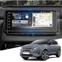 WEIPIN [Pack of 2 12.3 Inch Nano Screen Protectors for Nissa-n Qashqai J12/ X-Trail T33 e-POWER 2023 2024 2025, Nano Screen Protector for Nisan Connect with Anti-Fingerprint