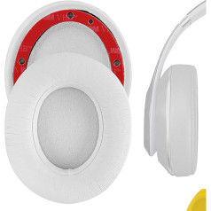 Geekria earpad for Beats by Dr. Dre Studio 3.0, Studio2 (2nd Gen Bluetooth) wireless Headphone Replacement Ear Pad/Ear Cushion/Ear Cups/Ear Cover/Earpads Repair Parts (White)