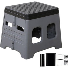 Portable Potty Foldable Travel Toilet 37 x 30 x 30.5 cm Ergonomic Portable Bathroom PVC Material Lightweight 1200g for Personal Care Hygiene Outdoor Camping Hiking