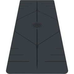 Plyopic Ultra-Grip Pro Yoga Mat - Unbeatable Non-Slip Performance Comfortable and Sweat Resistant Alignment Line for Yoga, Yoga, Pilates, Training, Workout, Bikram and Hot Yoga
