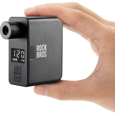 ROCKBROS Electric Bicycle Pump, 120 PSI Portable Mini Pumps, Rechargeable 450 mAh, Tiny E-Pump, Small Compressor