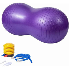 KRUIHAN Gymnastikball Pilates Ball Yoga Ball Therapieball Sitzball Sport und Fitness Geschenke für Erwachsene und Kinder,Fitnessgeräte für Turnhallen,Büros und Zuhause