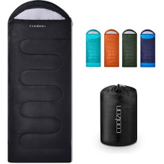 Coolzon Outdoor Sleeping Bag for Camping, 3-4 Seasons, Adult Blanket Sleeping Bag, Small