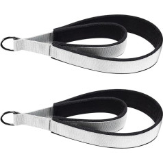 JKELPV Abdominal Exercise Board 2 x D Rings Straps Handle Yoga Adult Pilates Double Loop Straps Pilates Straps Reformer for Pilates