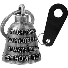 Dream Apparel Motorcycle Bell Guardian Angel Drive Away Gremlin, Biker Bell for Men Women Riding, Lucky Gift