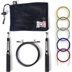 TRAINLIKEFIGHT Crossfit Skipping Rope | Skipping Rope | Skipping Rope | Skipping Rope | Boxing Rope | Crossfit Skipping Rope for Women | Crossfit Rope | Skipping Rope | Skipping Rope | Skipping Rope