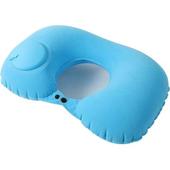 KJBDQQH Reisekissen Kissen Nackenkissen Tragbares Reise-Nackenkissen Outdoor-Reisekissen Campingausrüstung zur Erholung und Entspannung(Blue)