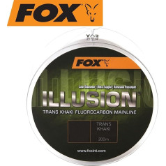 Fox Edges Illusion Soft Mainline Trans Khaki 200 m Carp Line Monofilament Fishing Line for Carp Fishing Line for Long Casts