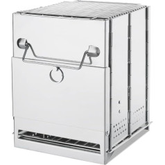 Uqezagpa Outdoor Firewood Stove Portable Camping Grill Foldable