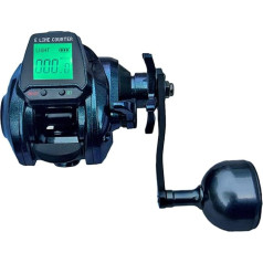 7.2:1 Digital Fishing Reel Baitcasting Reel Large Backlight Display Bite Alarm