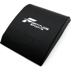 Fortitude Sports Abdominal Mat | Abdominal and Sit Up Mat | Abmat Sit Up Cushion for Abdominal Exercises | Abdominal Trainer Crunch Pad for Core Training, Abdominal Training, Black
