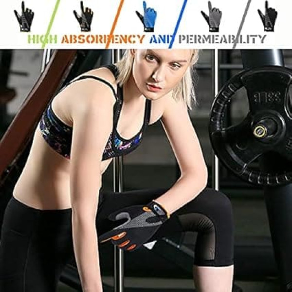 Lorpect Grip training gloves, full finger training gloves, gymnastics gloves for weightlifting, kettlebell, pull-ups, rowing, cross training, WODs, yoga and gymnastics gloves for men and women, no calluses
