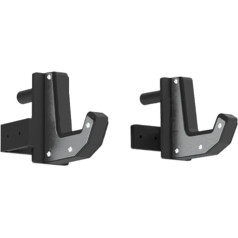 Gralara 2pcs J Hooks for Power Rack Equipment Heavy Duty Home Gym Accessories Steel