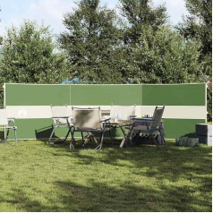 Homgoday Camping Wind Protection Privacy Screen Beach Wind Protection Privacy Screen for Beach, Camping and Garden Green 490 x 123 cm Waterproof