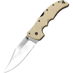 Joa Folding knife survival portable pocket knife made of steel S35VN yellow non-slip outdoor edc knife multi hunting knife sharp one-handed knife small with clip