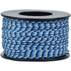 Atwood Micro Sport Line 1.18mm x 3.2m Small Spool Lightweight Braided Line (Blue Snake)