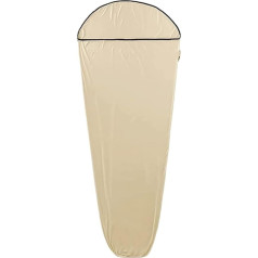 WEITINGKKK Outdoor Sleeping Bag, Liner Ultralight Winter Portable Portable Camping Bag Sleeping Bags for Camping (Khaki)