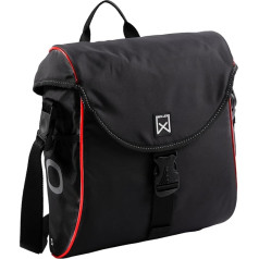 WiLa Home Willex Removable Pannier Rack Bag 300 S Black/Red