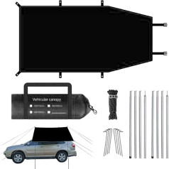 Car Tents for Camping SUV, Car Camping Tent, Camping Tent with Tailgate Roof, Car Tailgate Tent with Pegs and Ropes, Waterproof Sun Protection, Boot Tent Sun Protection