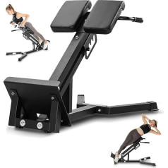FANATICS Roman Chair Hyperextension Chair Back Extension Bench Machine Multifunctional Sit Up Fitness Bench for Home Gym Men and Women