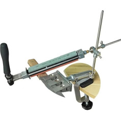 Wouueso Messerschärfer mit Festem, Neuer Messerschärfer, Schleifstein, Werkzeug, Ölstein, Diamant-Schleifscheibe, Schleifen