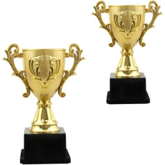 SWAYVES 2Pcs Trophäewinner Trophäen Cup Winnerard Trophäen Belohnungen Auszeichnungen Und Trophäen Fußball-Trophäen Für Kinder Mini-Preise