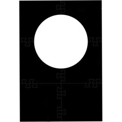 Dartboard aus Schaumstoff – Wandschutz für Dartboard | Leichte Dartboardhalterung für Dartscheibe, Spleißbare EVA-Rückseite, 6 Stück