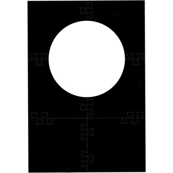Dartboard aus Schaumstoff – Wandschutz für Dartboard | Leichte Dartboardhalterung für Dartscheibe, Spleißbare EVA-Rückseite, 6 Stück