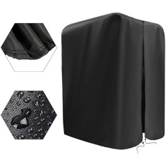 Indoor/Outdoor Gym Rack Cover with Zipper, 210D/420D Oxford Fabric Construction (210D)