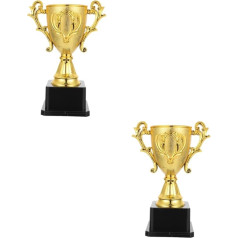 SWAYVES Wettbewerbstrophäenpreise Plastiksiegertrophäen Sporttrophäewinnertrophäe/Assorted Color*2Pcs/18 * 8Cm
