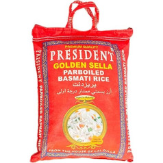 PRESIDENT - Basmati Golden Sella Rice (1 x 5 kg)