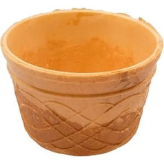PJaspert Eiswaffeln Waffle Cups L 150 ml 62 x Diameter 76 mm (Pack of 72)