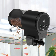 Automatic Fish Feeder for Aquarium, Fish Feeder: 100 ml, Large Capacity Fish Feeder, Moisture-Resistant Fish Feeder for Aquarium, Fish Tank