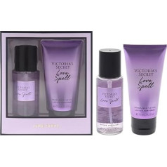 Victorias Secret Love Magic Set for Women - 2 Piece Mini Gift Set 75ml Mist 75ml Fragrance Lotion