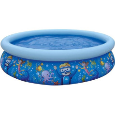 Jilong Piscina Autoportante Mondo Marino Freestanding Pool World Navy Blue