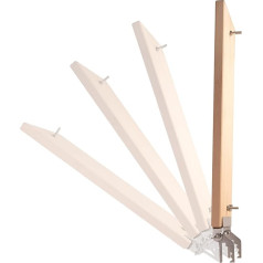 Flamed Salmon Board Made of Beech Wood, Extra Wide Flame Salmon Board for Fire Bowl and Kettle Grill, Safe Smoking Board, Flame Salmon Holder, Elegant Flame Salmon Board with Robust Stainless Steel