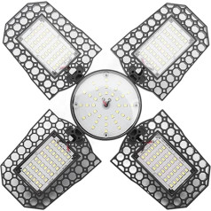 Hyuduo LED Garage Lights Foldable 100W High Brightness Energy Saving E27 Ceiling Light for Workshop