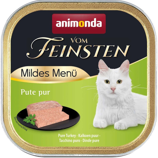 vom feinsten mildes menu pute pur - mitrā kaķu barība - 100 g