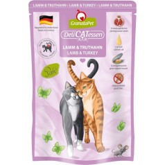 Fox4Pets Granatapet delicatessen jēra un tītara barība kaķiem 85g